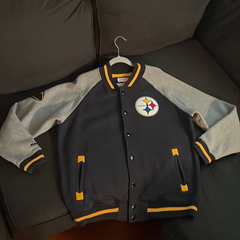 Authentic Mitchell & Ness Pittsburgh Steelers throwback jacket